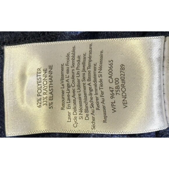 Eddie Bauer Womens Sweater Cowl Neck Long Sleeve Gorpcore Pullover Blue XS - Picture 9 of 14